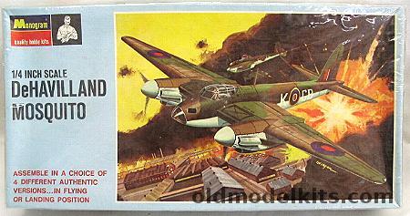 Monogram 1/48 Dehavilland Mosquito NF II / Mk IV / FB VI / II - Blue Box Issue, PA129-200 plastic model kit